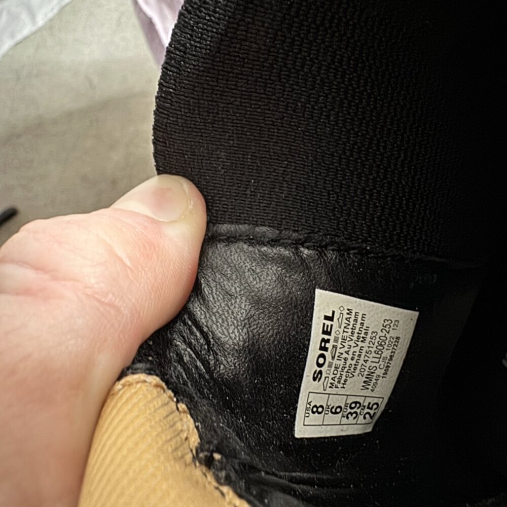 NEW Sorel Brex™ Waterproof Chelsea Boot- Tan/Black - Picture 5 of 5